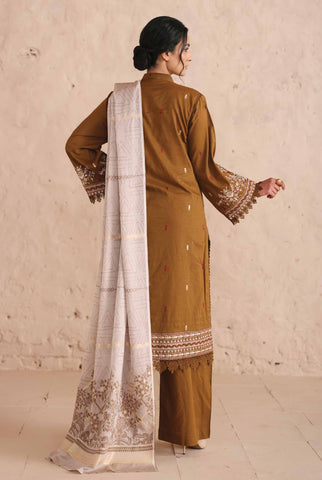 Johra Vasal Embroidered Lawn Unstitched 3 Piece Suit D-2