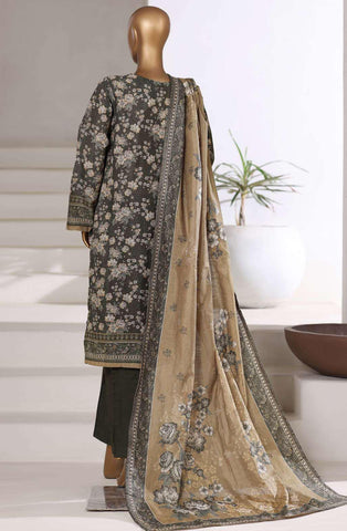 Sadabahar Printed Khaddar With Shimmer Ready To Wear 3Pc D-2