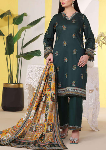 VS Daman Exclusive Printed Cambric Unstitched 3 Piece Suit D-2
