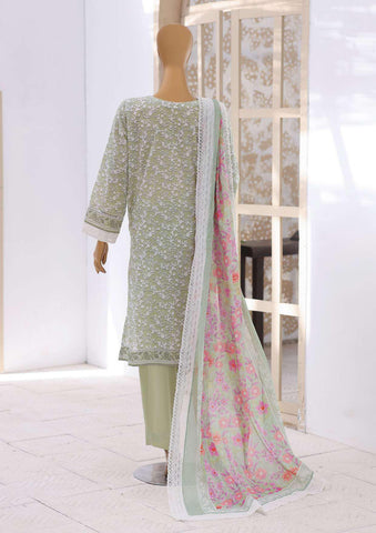 Nakshkari by HZ Textiles | Embroidered Lawn 3 Piece Unstitched Suit D-1