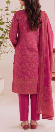 VS Textiles Pashmina Dhanak Printed Unstitched 3 Piece Suit D-13
