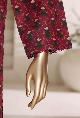 Sadabahar Luxury Lawn | Printed 3 Piece Stitched Suit D-2