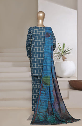 Printed Cotton With Farshi Shalwar Vol-02 By Sadabahar D-05
