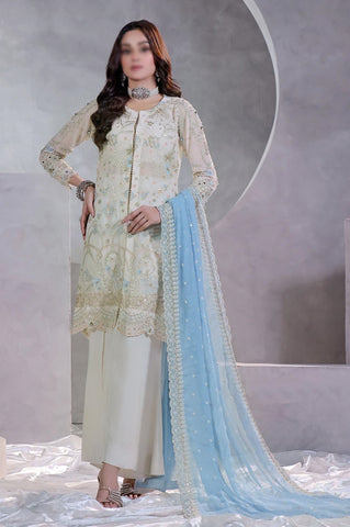 MANAAR LUXURY HANDWORK CHIFFON COLL BY SOGHAT D-01