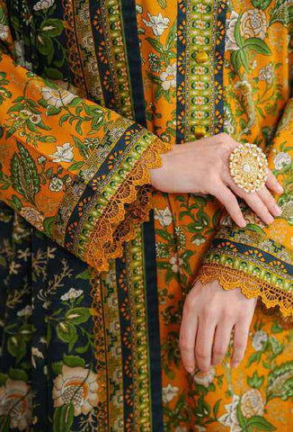 VS DAMAN Exclusive Printed Lawn Unstitched 3 Piece Suit D-5