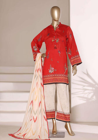 Sadabahar Vol-07 | Printed Lawn 3 Piece Stitched Suit D-3