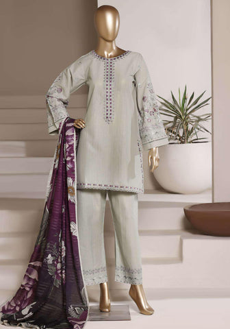 Eclair by Sadabahar | Embroidered Lawn 3 Piece Stitched Suit D-3