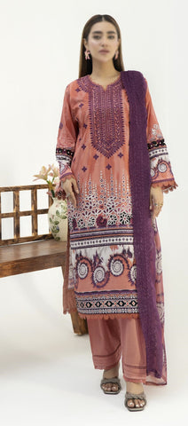 Iyana Un Stitched 3 pcs Embroidered Lawn Digital Print JH 919
