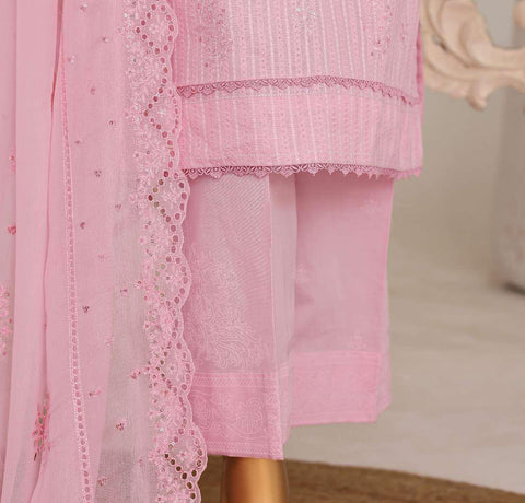 Mayaar by HZ Textiles | Embroidered 3 Piece Unstitched Suit D-1