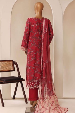 Sadabahar Signature Embroidered Stitched 3 Piece Suit D-3