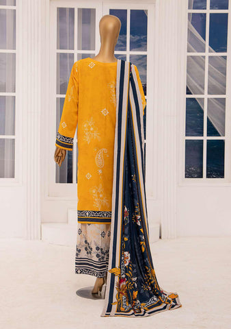 Linen Wintry Shawl Printed Collection Vol-2  D 02