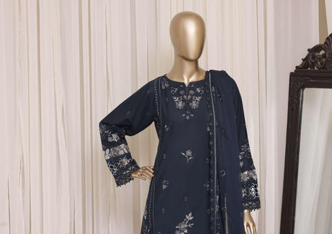 Sadabahar Luxury Embroidered Cotton Stitched 3 Piece Suit D-1