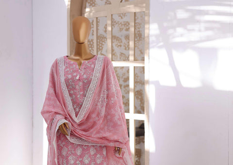 Nakshkari by HZ Textiles | Embroidered Lawn 3 Piece Unstitched Suit D-2