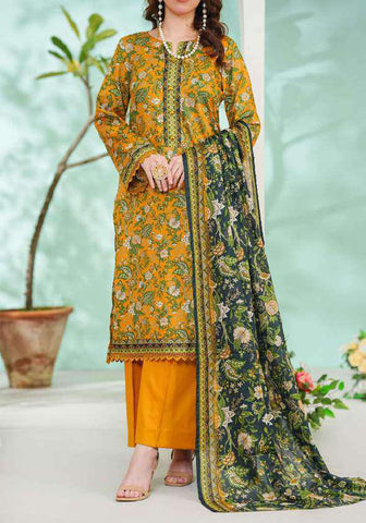 VS DAMAN Exclusive Printed Lawn Unstitched 3 Piece Suit D-5