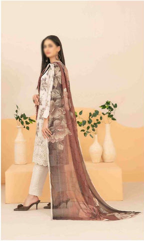 Zyra Embroidered Lawn Un Stitched 3 Pcs  Collectio2025 D 3505