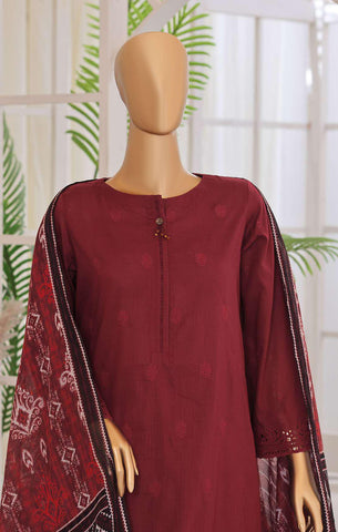 Oriental Printkari by HZ Textiles | Embroidered 3 Piece Unstitched Lawn Suit D-6