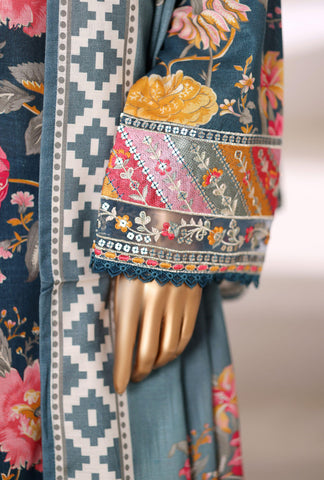 Malika Vol-2 Khaddar Embroidered 3 Piece Ready To Wear SB-4