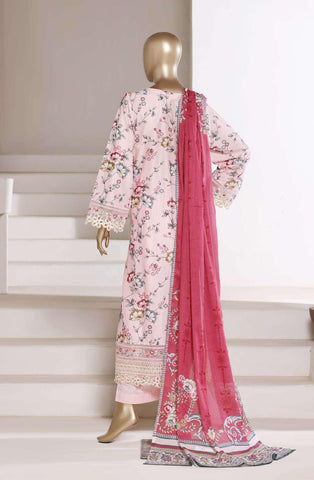 Sadabahar Festive Embroidered Lawn Stitched 3 Piece Suit D-3