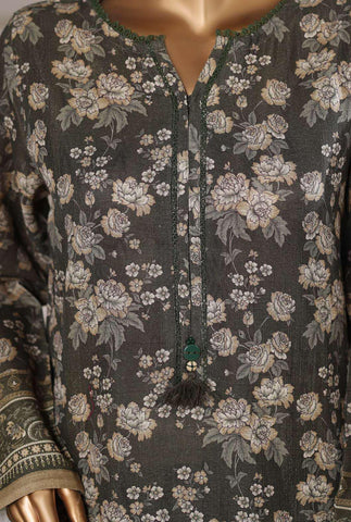 Sadabahar Printed Khaddar With Shimmer Ready To Wear 3Pc D-2