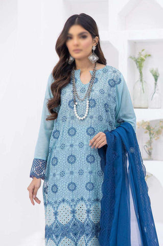 Hum-Dum Colorum Premium Embroidered Swiss D-04