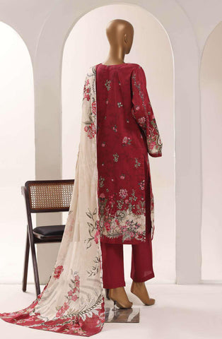 Sadabahar Printed Lawn Vol-12 | Printed Lawn 3 Piece Stitched Suit D-5