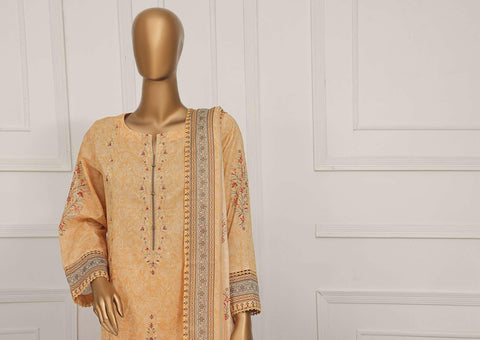 Asasa Vol1 Digital Embroidered Lawn 3Pcs Hz Tex D-02