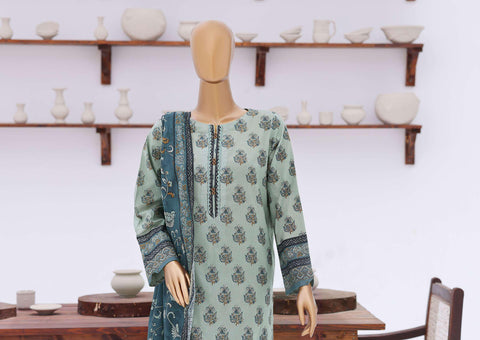 Platinum Jaipuri Prints by HZ Textiles | Digital Printed Lawn 3 Piece Unstitched Suit D-2