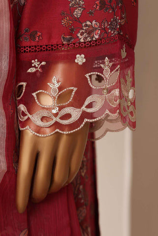 Sadabahar Signature Embroidered Stitched 3 Piece Suit D-3