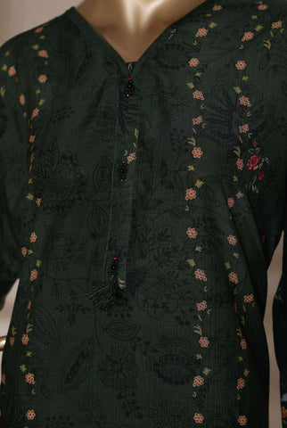 Sadabahar Kaftaan | Printed 3 Piece Stitched Viscose Suit D-3