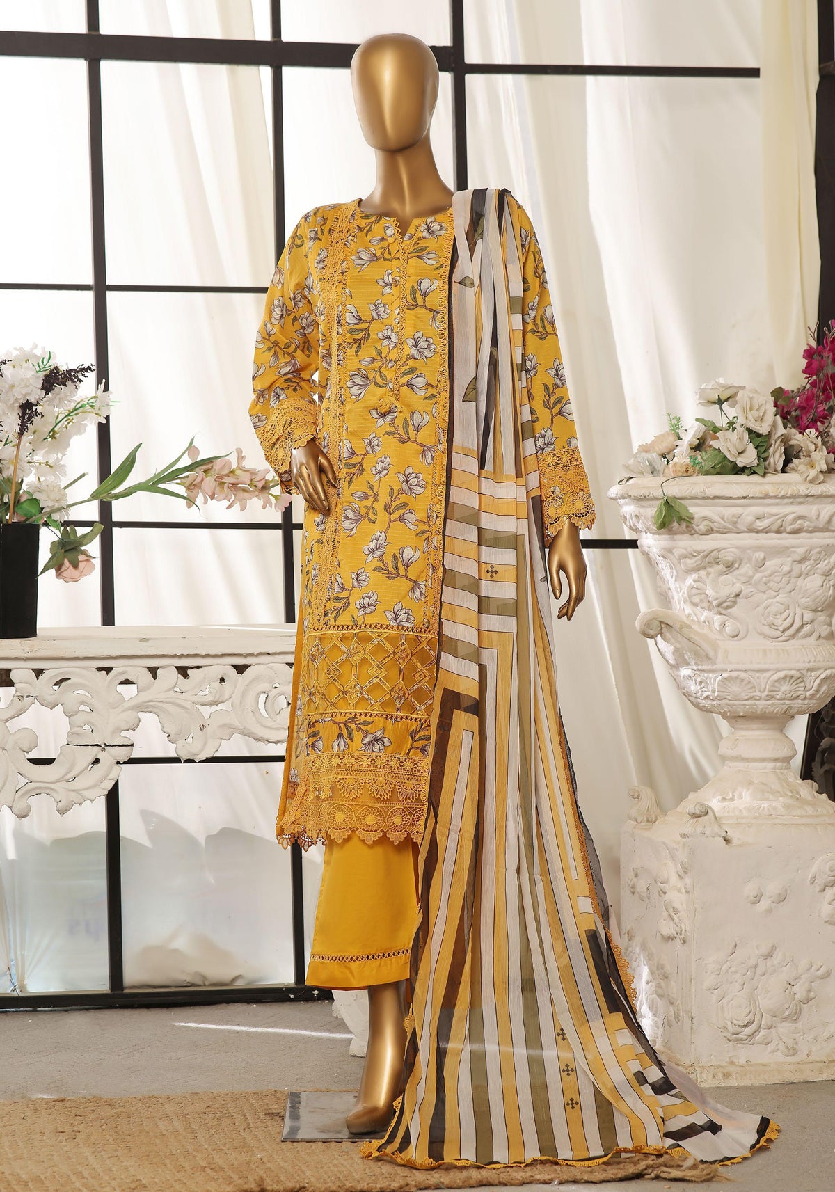 RANIA VOL.2 GALAXY LAWN LACE-WORK CUTWORK D-04