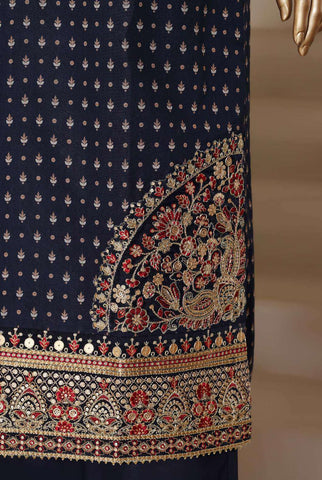 Regal by Sadabahar | Embroidered Festive 3 Piece Stitched Lawn Suit D-2