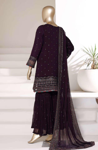Sadabahar AFSANEE | Heavy Embroidered Chiffon 3 Piece Stitched Suit D-3