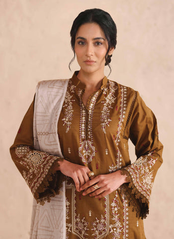 Johra Vasal Embroidered Lawn Unstitched 3 Piece Suit D-2