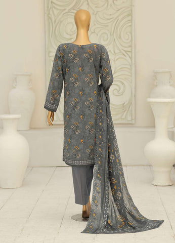 Premium Signature by HZ Textiles | Embroidered 3 Piece Unstitched Lawn Suit D-2