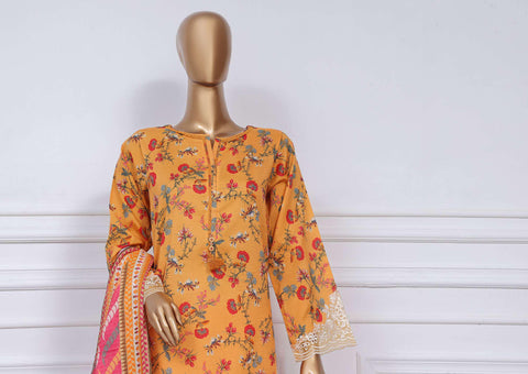 Luxury Cutwork Lawn 3 pcs Ready To Wear Coll-25 Vol-1  D-03