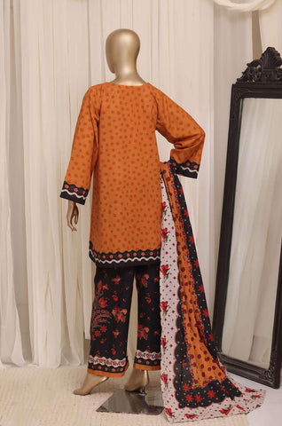 Sadabahar Printed Khaddar Stitched 3 Piece Suit D-5