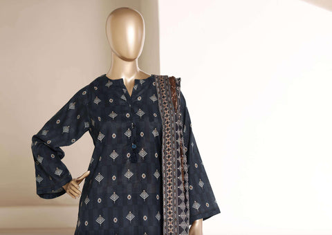 SADABAHAR Luxury Printed Lawn | 3 Piece Stitched Suit D-3