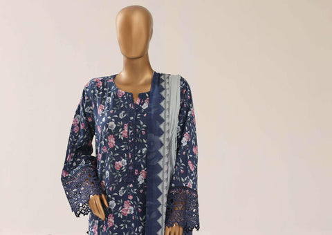 Malika by Sadabahar | Festive Embroidered Lawn 3 Piece Stitched Suit D-4