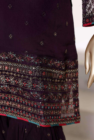 Sadabahar AFSANEE | Heavy Embroidered Chiffon 3 Piece Stitched Suit D-3