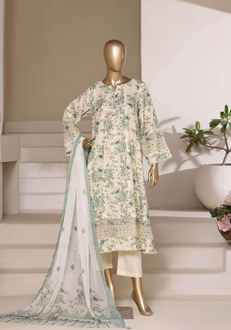 Sadabahar Peplum Embroidered Lawn Stitched 3 Piece Suit D-4