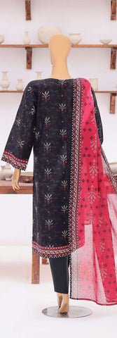 Everyday Prints by HZ Textiles | Printed Lawn 3 Piece Unstitched Suit D-1