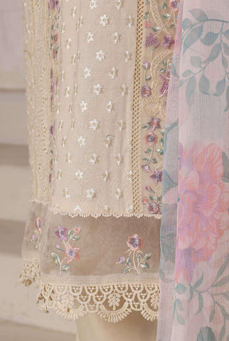 Multi Chickenkari by Sadabahar | Heavy Embroidered Lawn 3 Piece Stitched Suit D-3