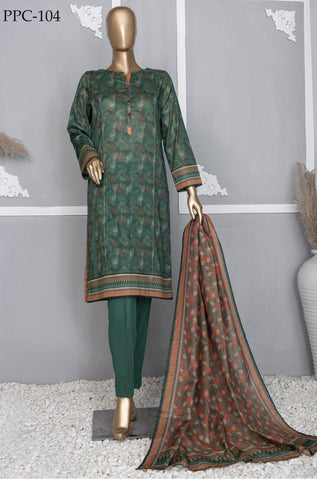 HZ Platinum Digital Printed Lawn 3-Piece D-PPC 104