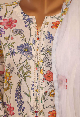 Raya by Sadabahar Embroidered Stitched 3 Piece Suit D-6
