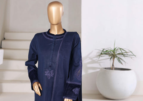 Sadabahar Premium Emb Cross Texture RTW 3 Piece Suit D-5