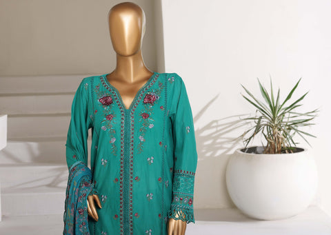 LUXURY EMBROIDERY LAWN FESTIVE 3PIECE STITCHED COLLECTION BY SADABAHAR D-5