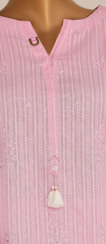 Mayaar by HZ Textiles | Embroidered 3 Piece Unstitched Suit D-1