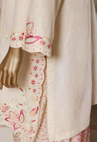 Eclair by Sadabahar | Embroidered Lawn 3 Piece Stitched Suit D-1