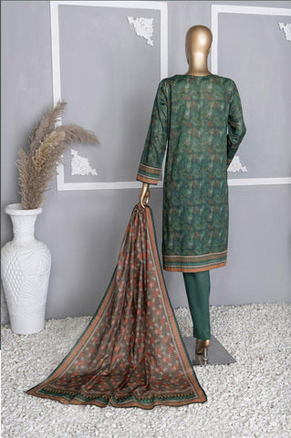 HZ Platinum Digital Printed Lawn 3-Piece D-PPC 104