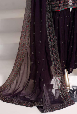 Sadabahar AFSANEE | Heavy Embroidered Chiffon 3 Piece Stitched Suit D-3